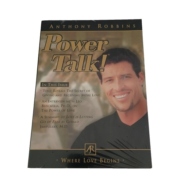 Other - Anthony Robbins POWER TALK-DVD "Where Love Begins" Motivational Self Help NEW